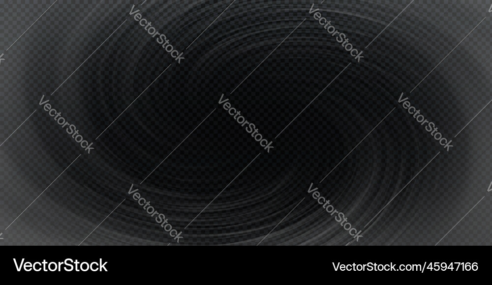 Realistic tornado effect on transparent background vector image