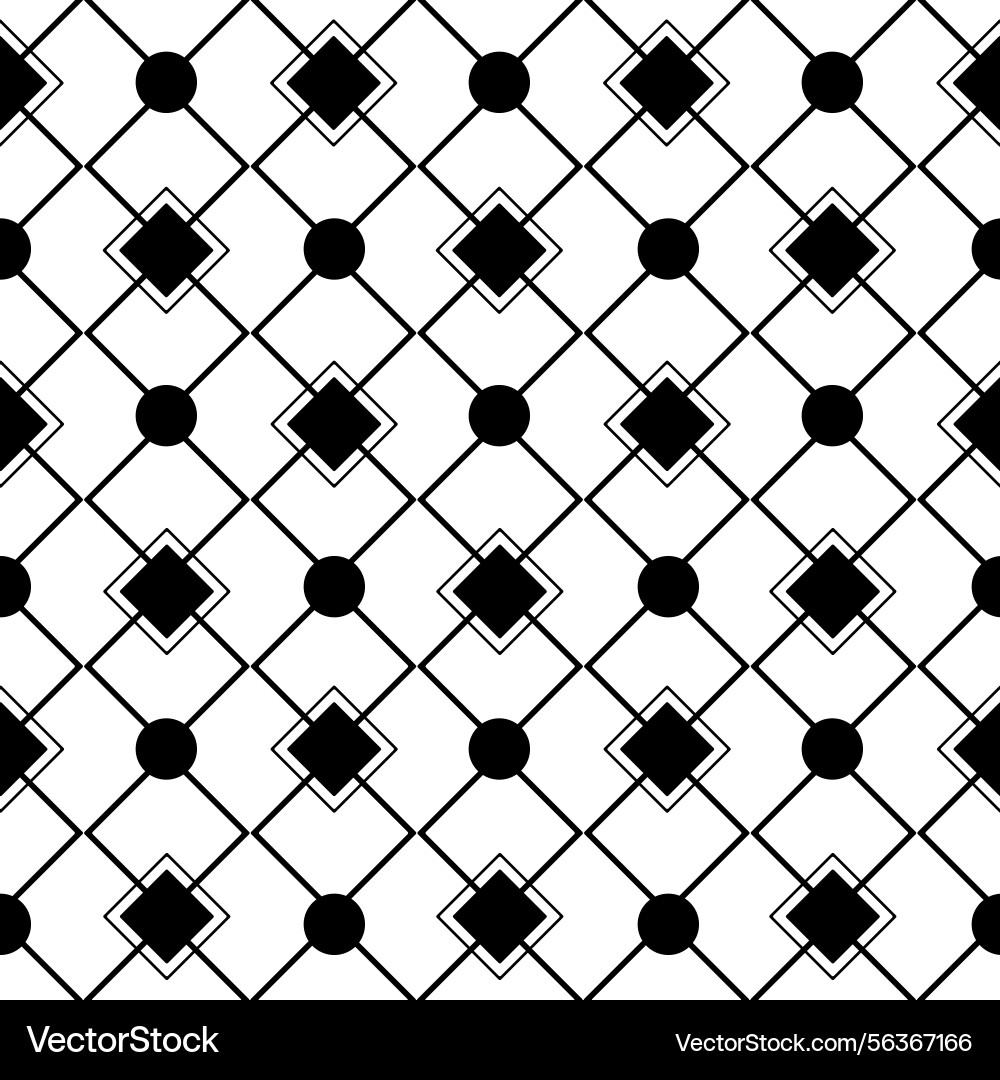 Seamless pattern abstract geometric rectangle Vector Image