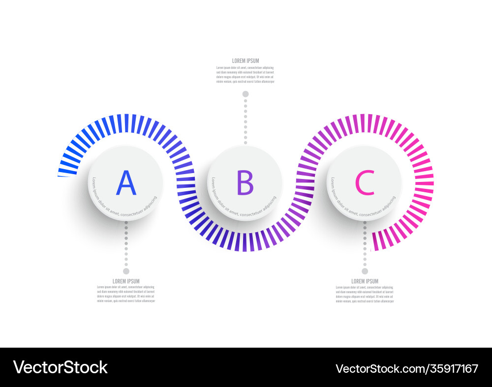 Abstract elements graph infographic template Abstract elements graph infographic template vector image