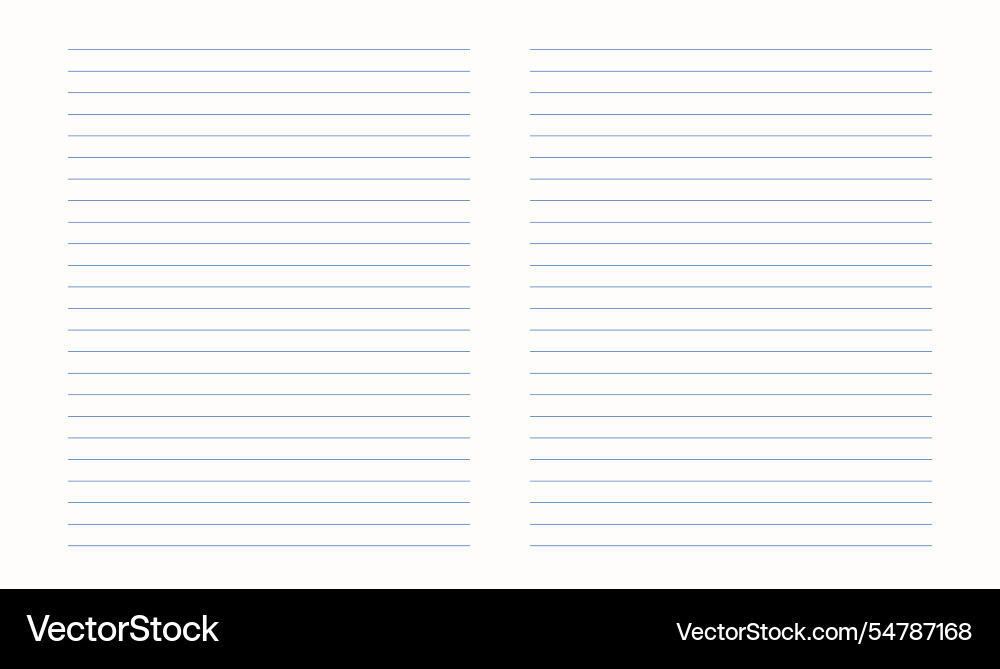 Lined notebook background for collages design Lined notebook background for collages design vector image