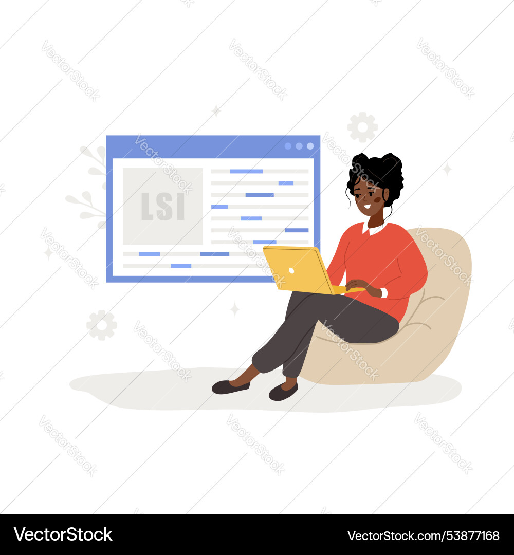 Lsi keyword latent semantic indexing key phrases Lsi keyword latent semantic indexing key phrases vector image