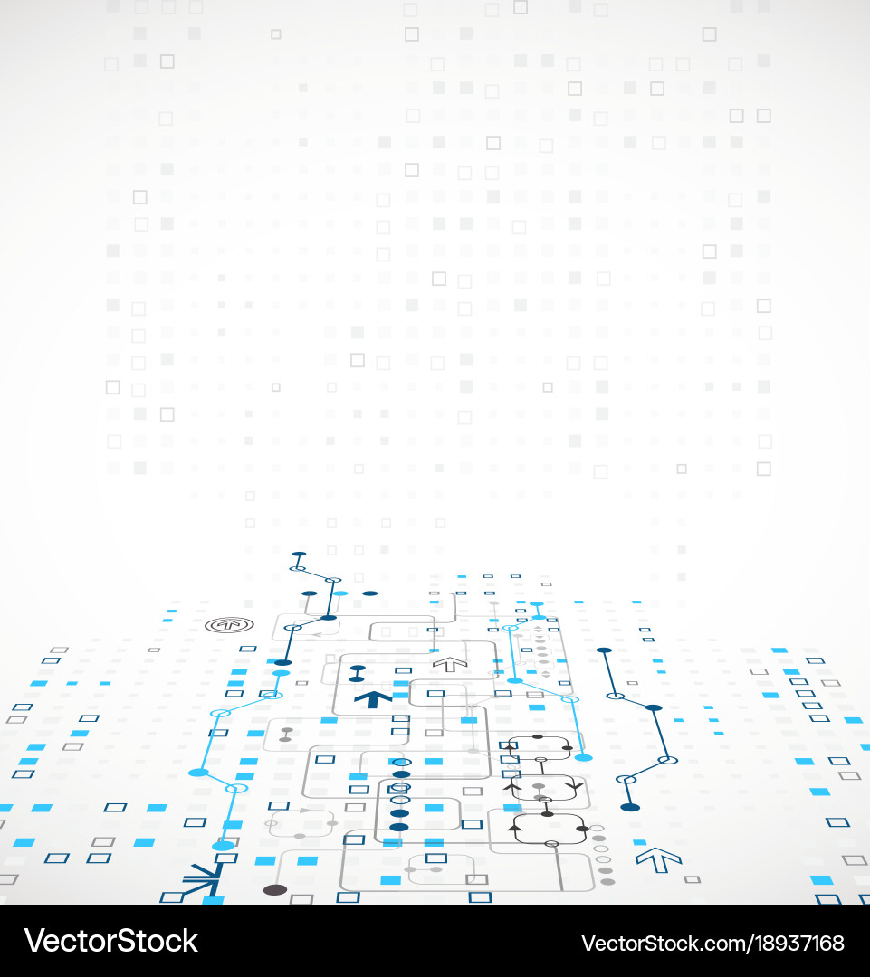 Structure pattern technology backdrop vector image