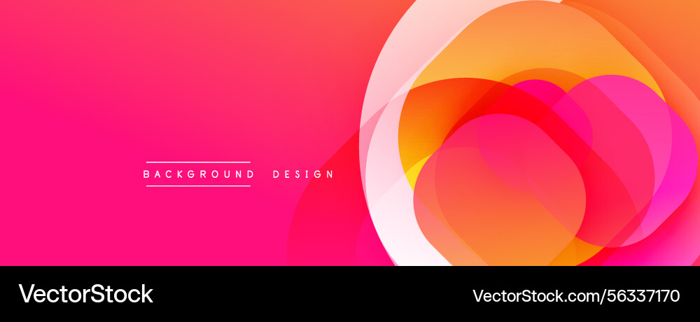 Abstract design features overlapping circular Abstract design features overlapping circular vector image