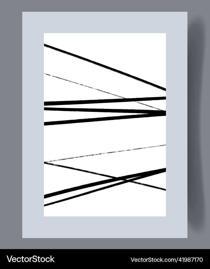 Abstract Scandinavian Print Set Vector Image