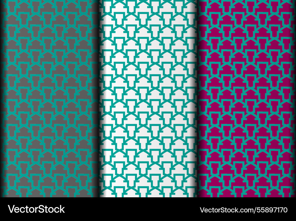 Eps seamless pattern design vector image