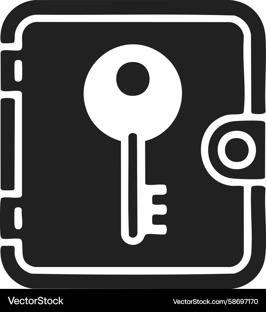 Password manager icon secure storage Vector Image