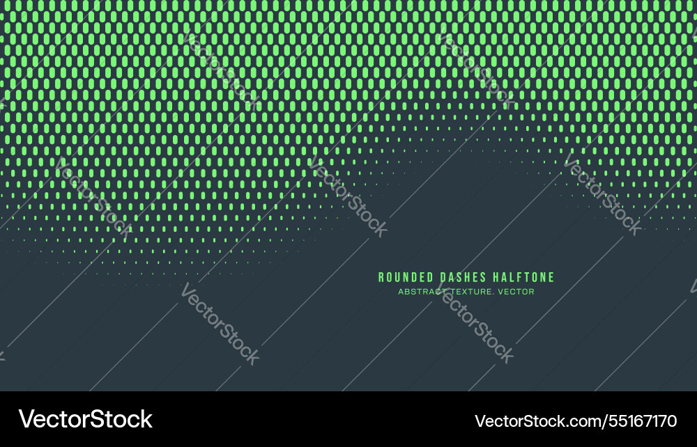 Rounded dashes halftone pattern smooth twisted Rounded dashes halftone pattern smooth twisted vector image