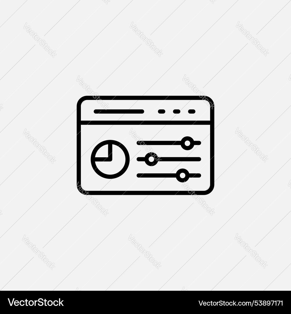 Control panel icon set Royalty Free Vector Image
