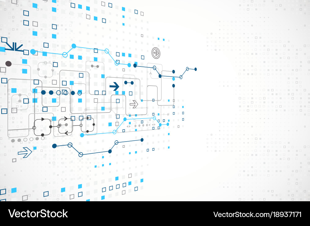 Structure pattern technology backdrop vector image