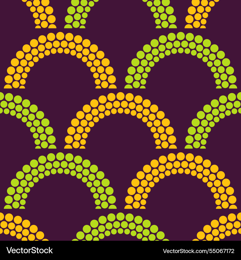 Abstract geometric seamless pattern with color Vector Image