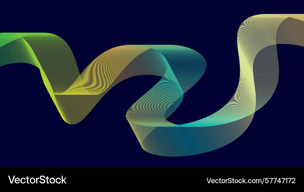 Blend wavy curved abstract background design Blend wavy curved abstract background design Vector Image
