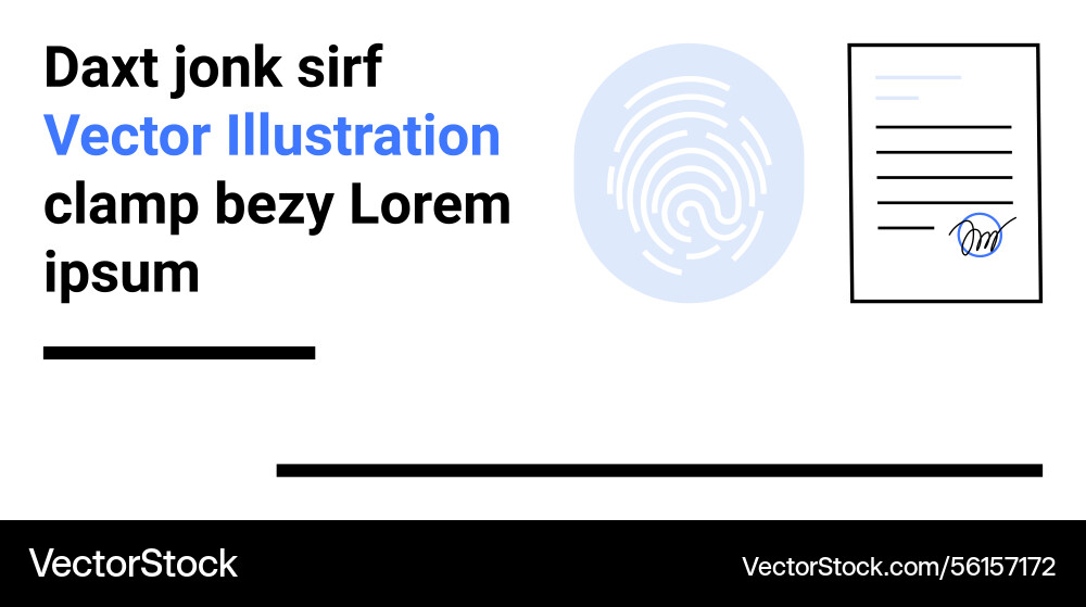 Digital fingerprint authentication with signed Digital fingerprint authentication with signed vector image