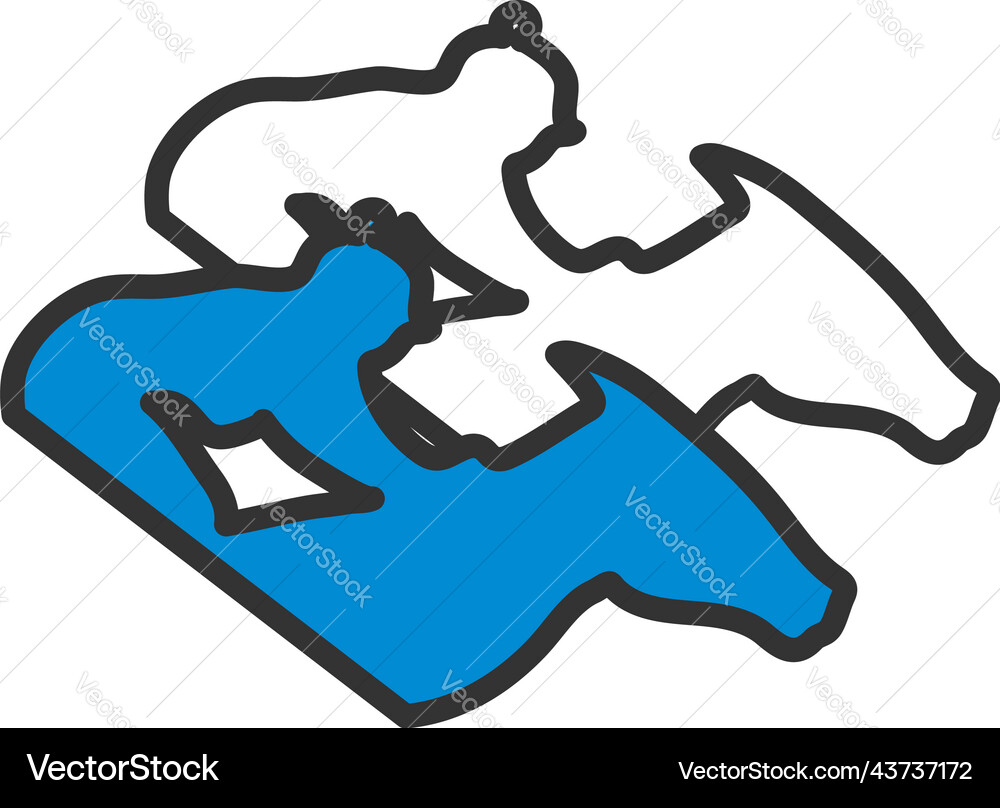 Horse ride icon Horse ride icon vector image