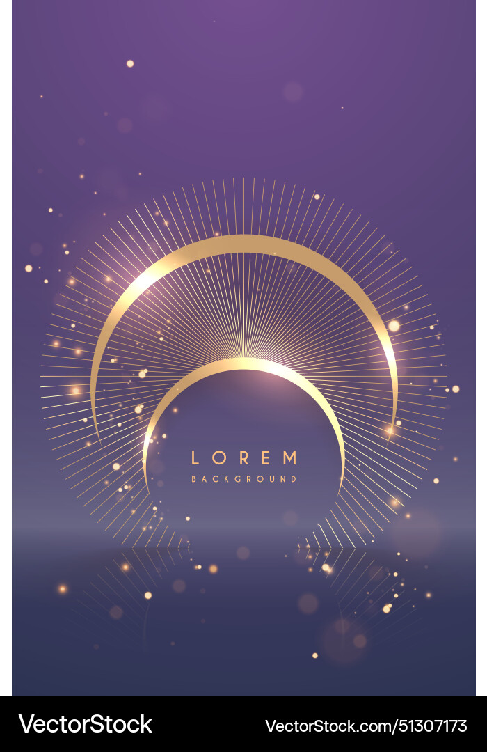 Abstract circle lines frame on violet background Abstract circle lines frame on violet background vector image