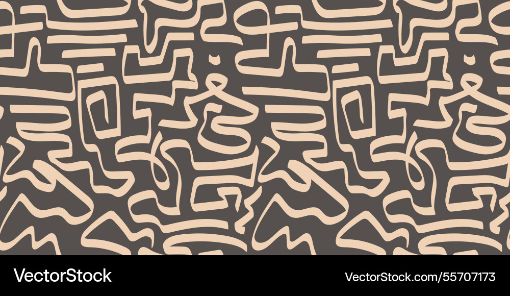 Abstract mocha styled seamless pattern Vector Image