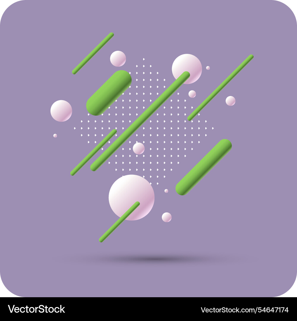 Abstract composition with dynamic and geometric Abstract composition with dynamic and geometric vector image