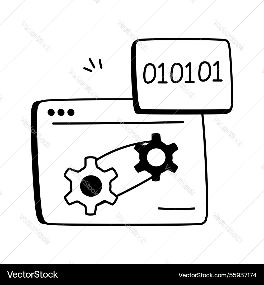 Setting vector image