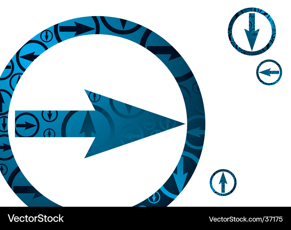 Abstract Arrow Elements Vector Image