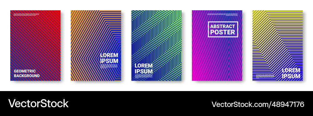 Abstract backgrounds color line patterns modern Abstract backgrounds color line patterns modern vector image