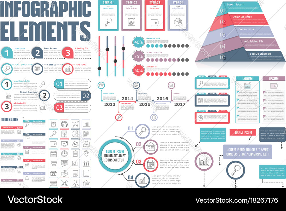 Process & Workflow Elements vector image
