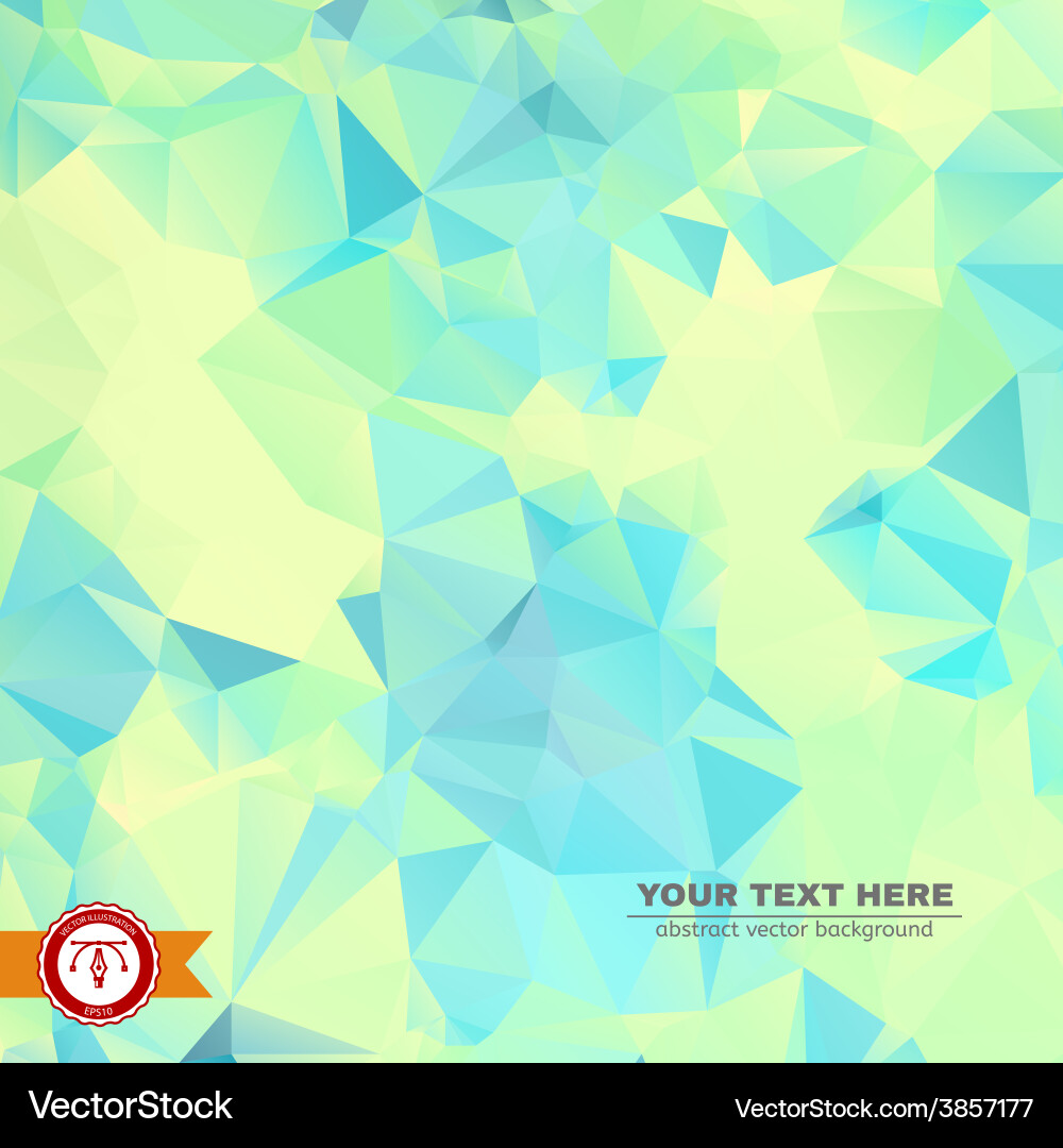 Abstract colorful triangles background Vector Image
