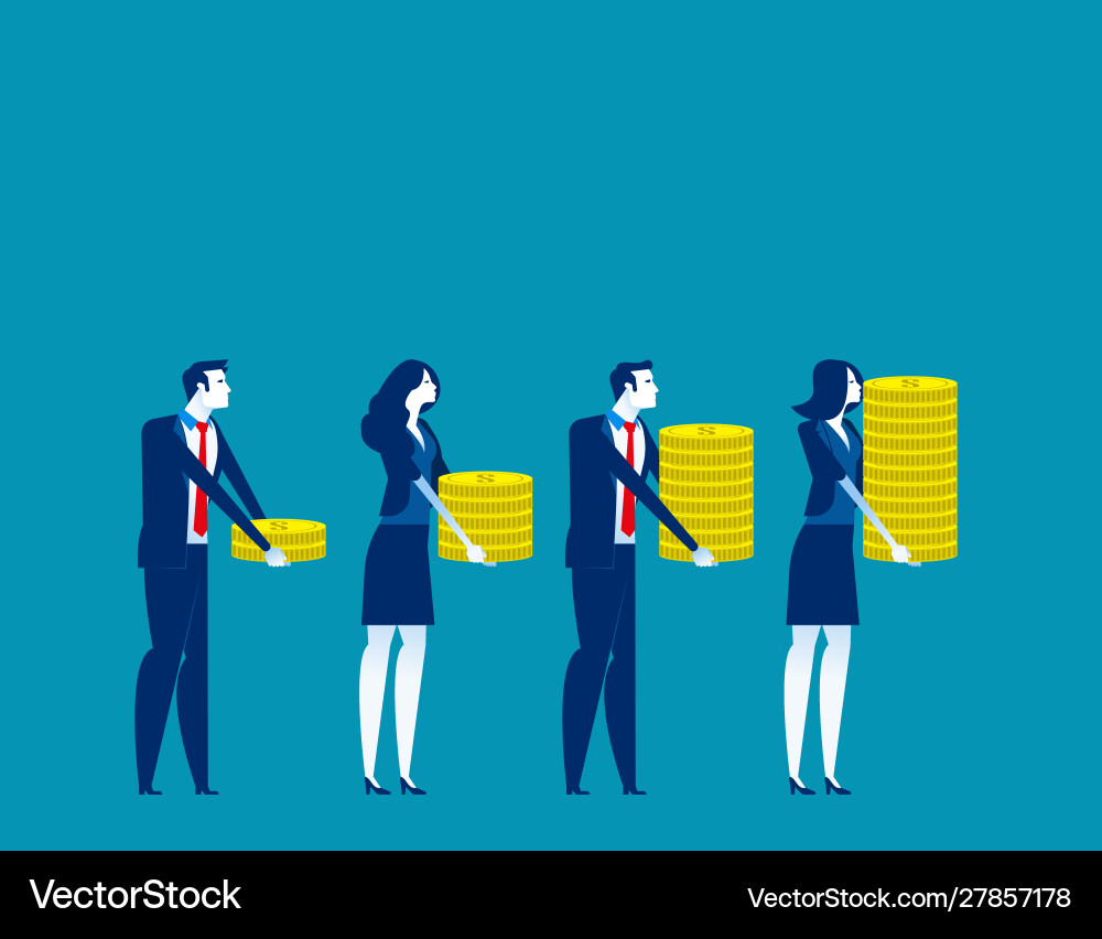Investor and profit concept business Investor and profit concept business vector image