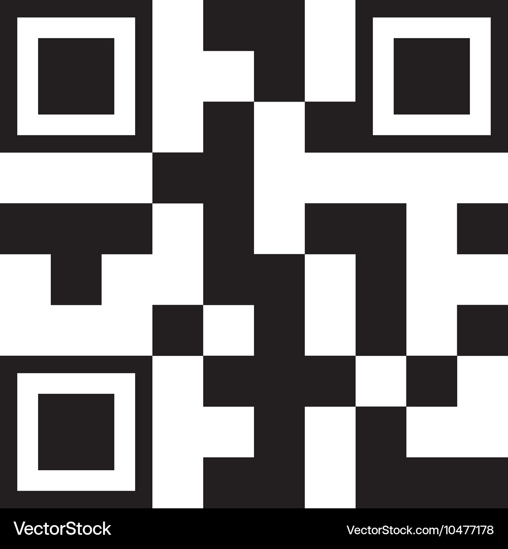 Qr quick response code Vector Image