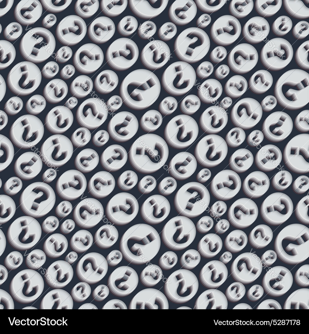 Question Mark Seamless Pattern Vector Image