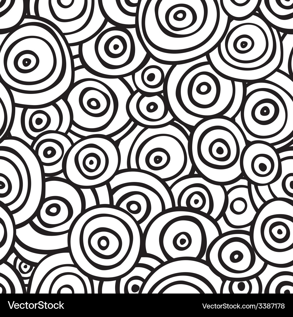 Retro Circular Pattern vector image