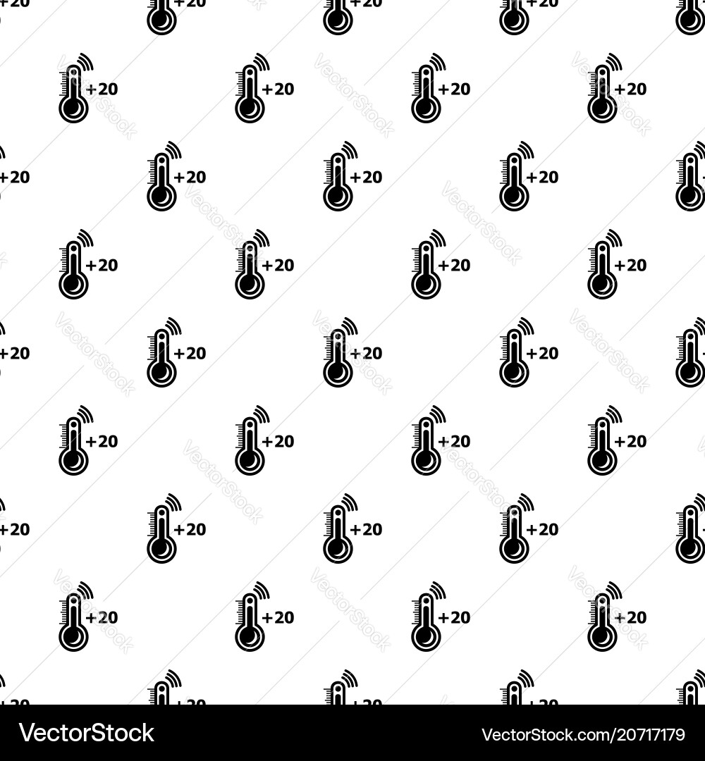 Thermometer pattern seamless Thermometer pattern seamless vector image