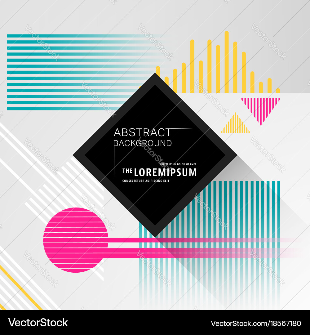 Abstract geometric pattern background Vector Image