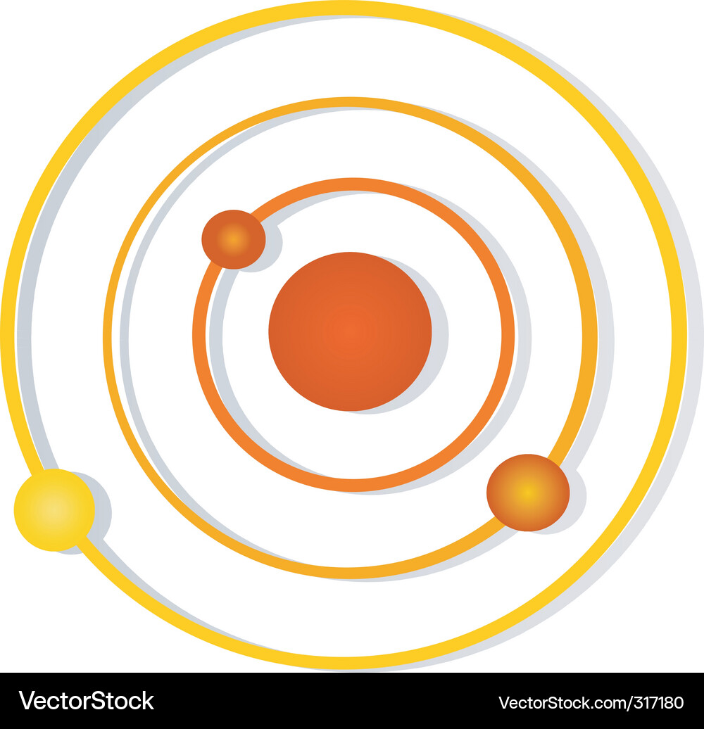Orbits Vector Image