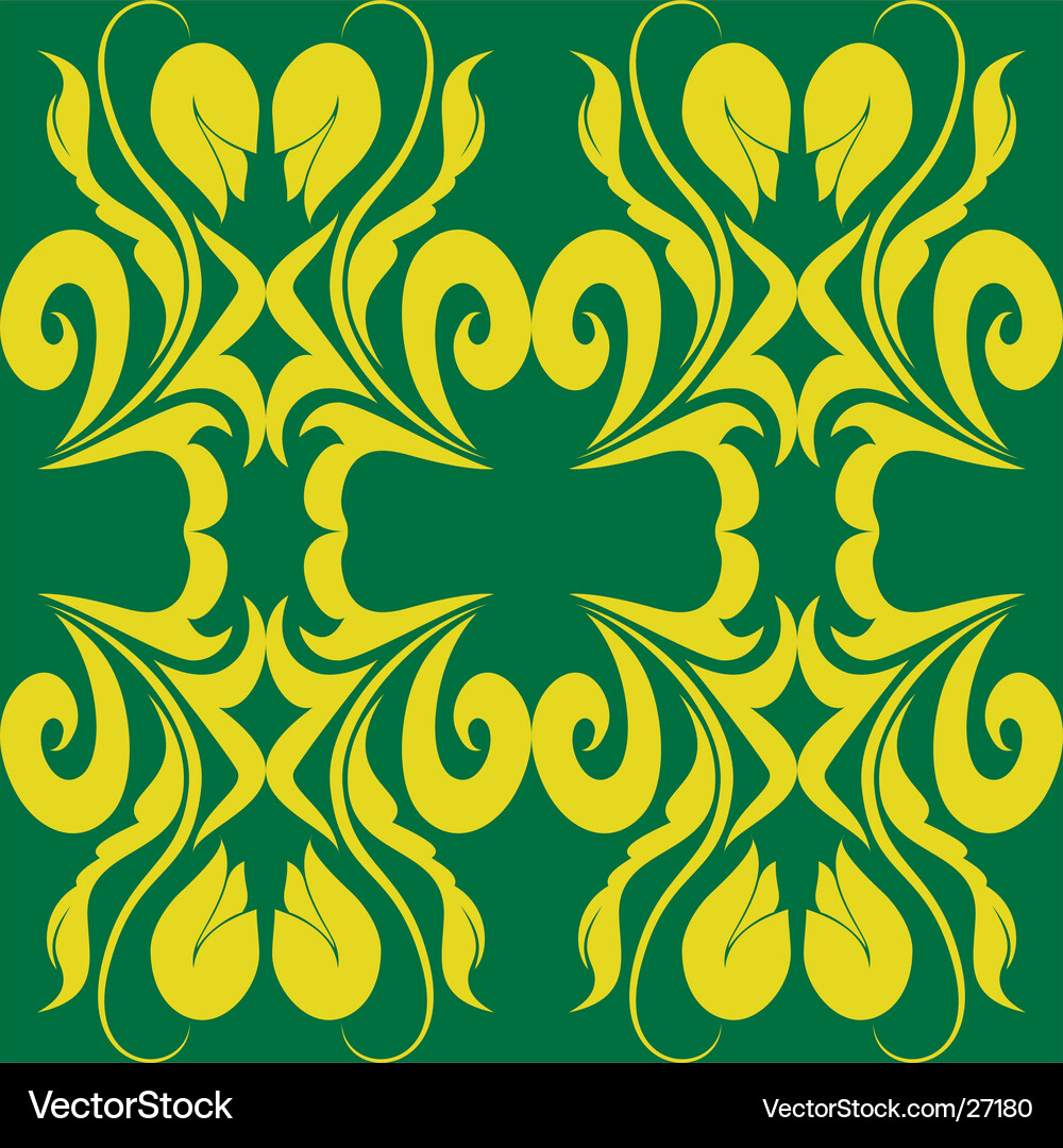Ornate Swirl Pattern Vector Image