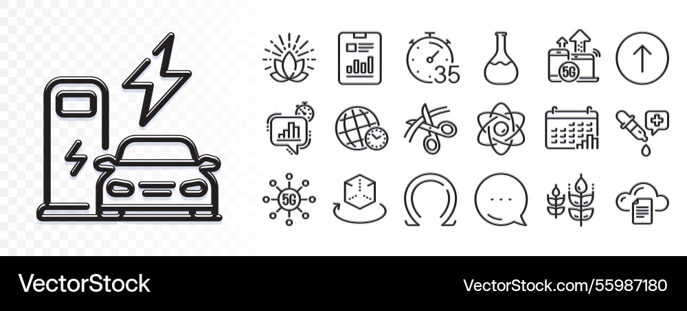 Statistics timer calendar graph and augmented Statistics timer calendar graph and augmented vector image