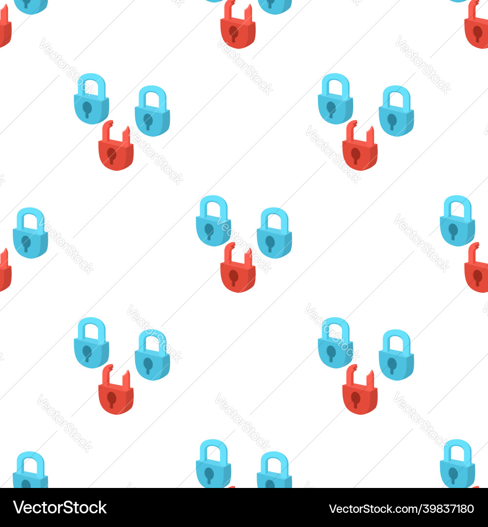 Symbol of internet security with padlocks pattern Symbol of internet security with padlocks pattern vector image
