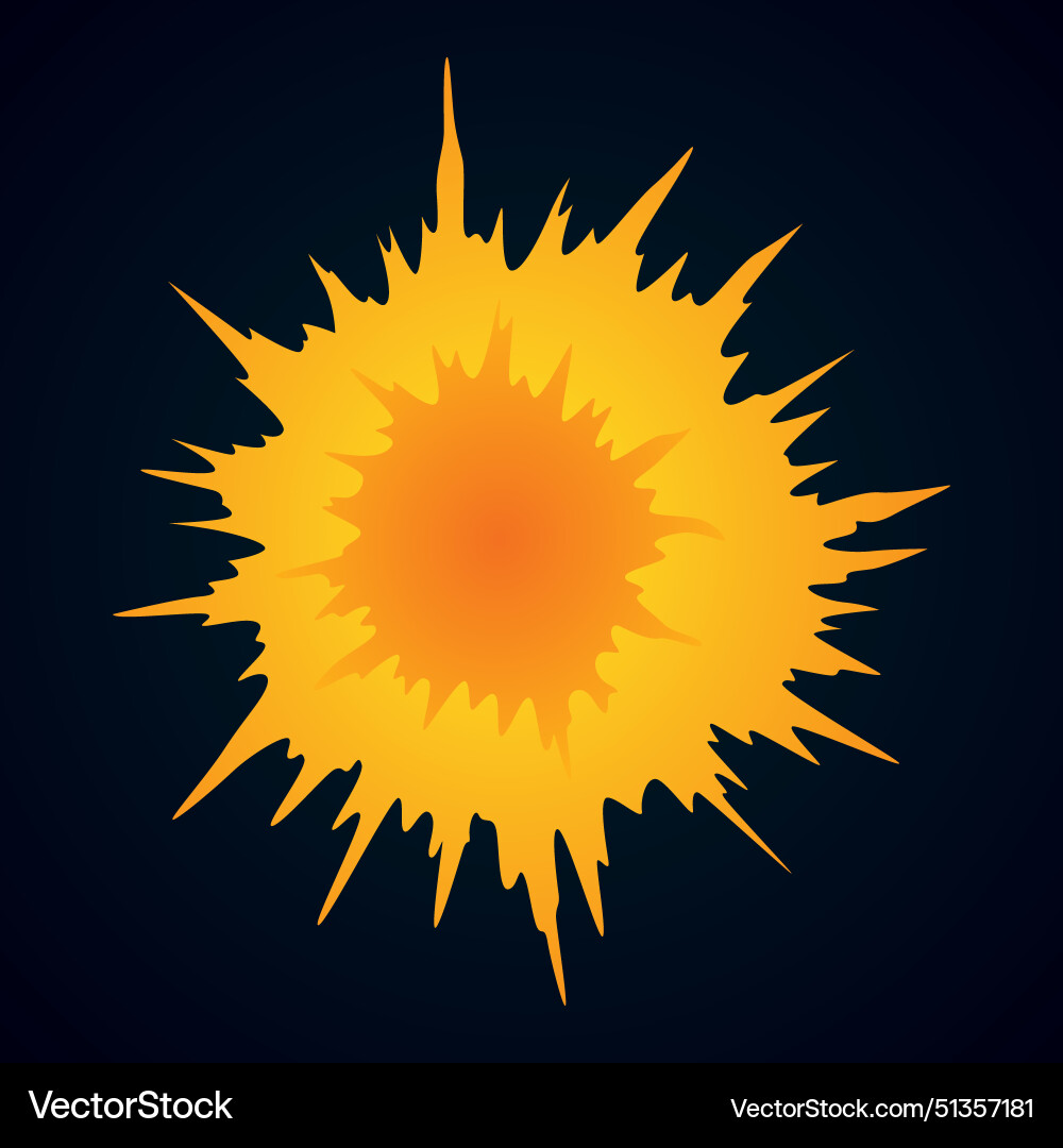 Explosion animation for game Explosion animation for game Vector Image
