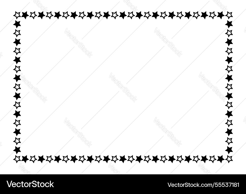 Rectangle a4 frame border graphic simple Rectangle a4 frame border graphic simple vector image