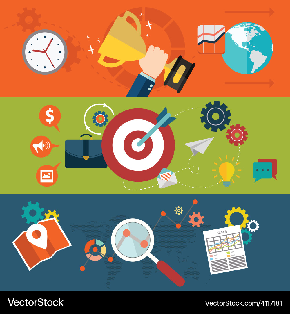 Web design and technology icons vector image
