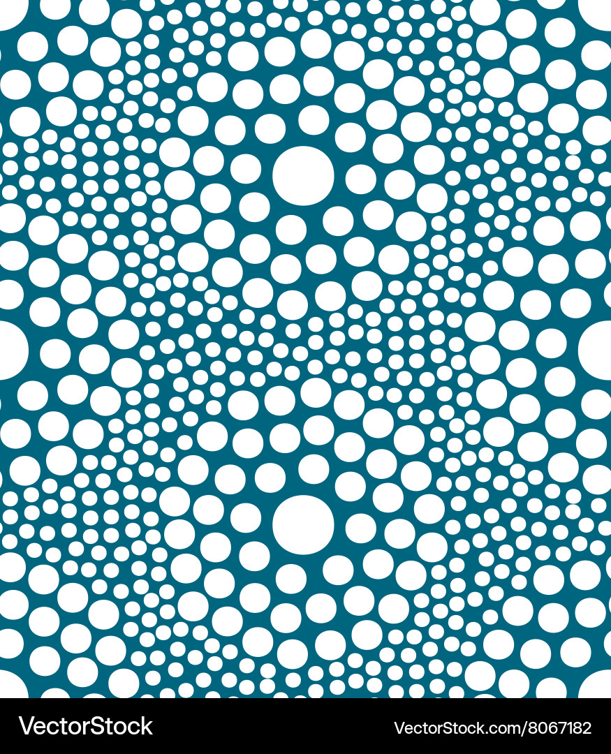 Seamless Circle Pattern vector image