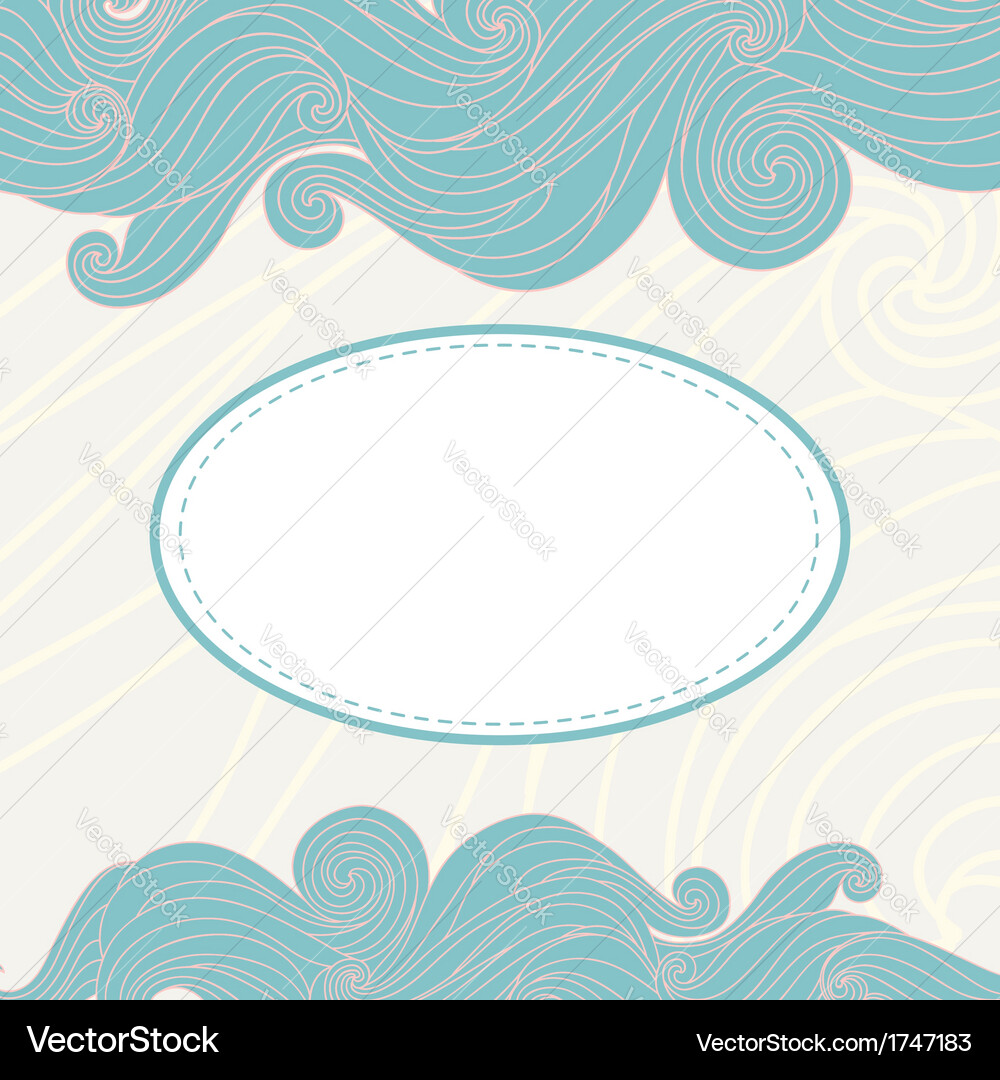 Abstract background with text field Vector Image