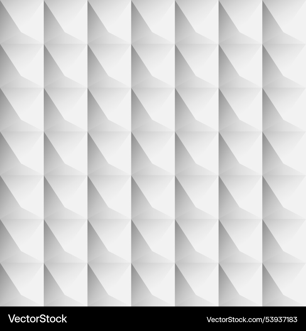 Seamless geometric 3d pattern repeatable Vector Image
