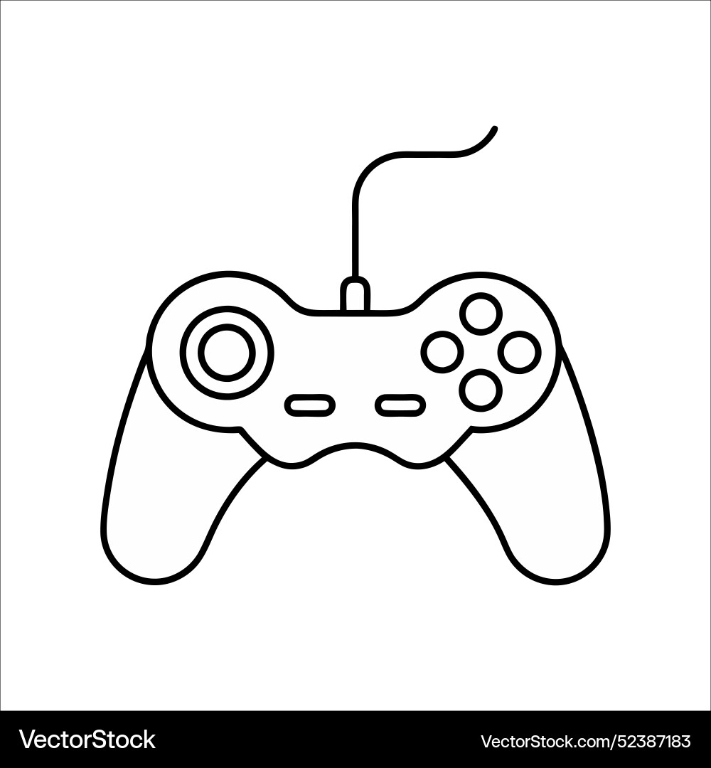 Video game joystick controller Vector Image