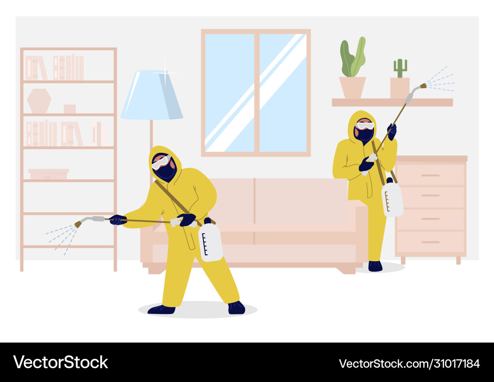 Home Insektenkontrolldienstleistungen Wohnung Home Insektenkontrolldienstleistungen Wohnung Vektorbild