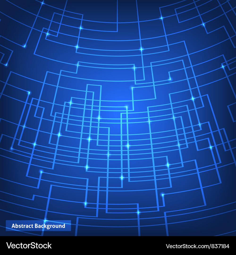 Virtual circuit technology background Vector Image