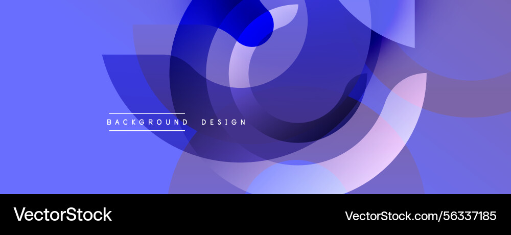Abstract composition featuring overlapping Abstract composition featuring overlapping vector image