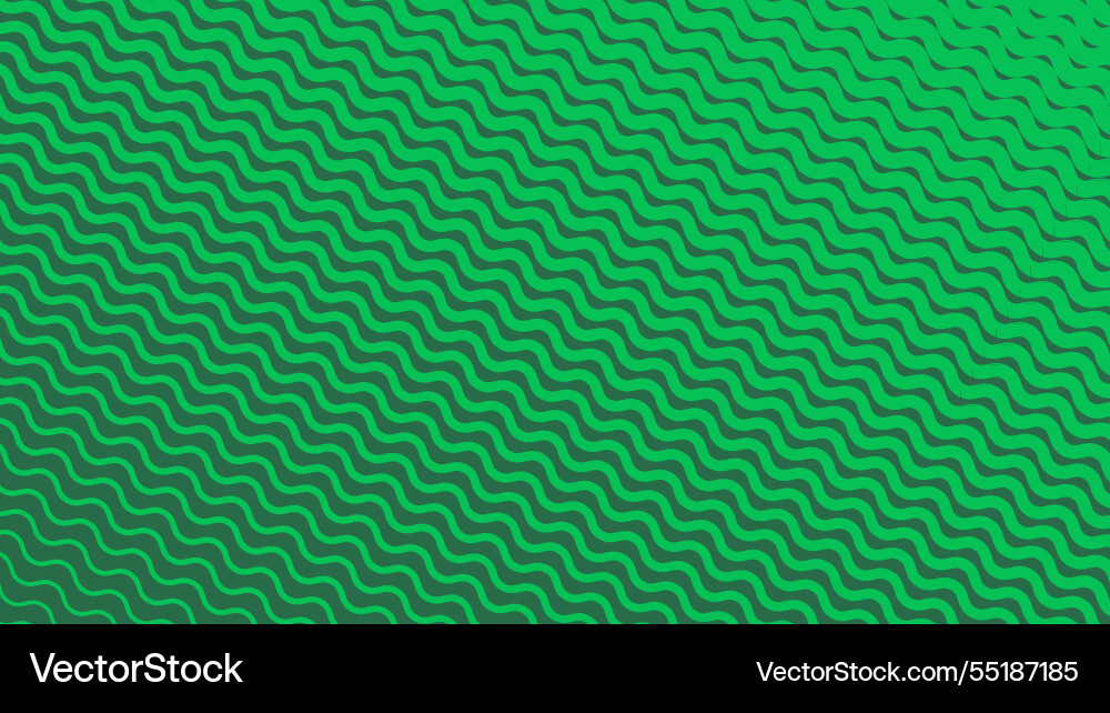 Green wave lines pattern abstract background Green wave lines pattern abstract background Vector Image