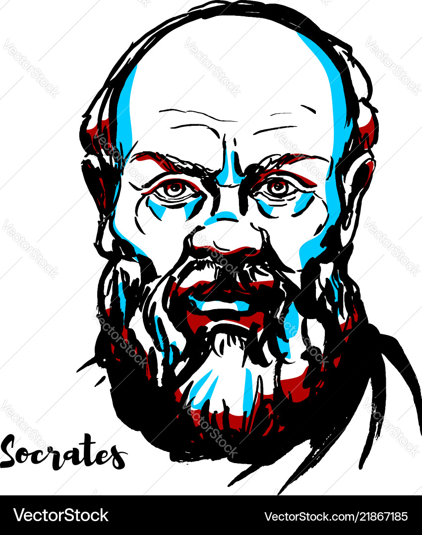 Socrates Socrates vector image