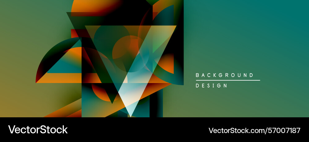 Abstract geometric shapes overlap creating Abstract geometric shapes overlap creating vector image