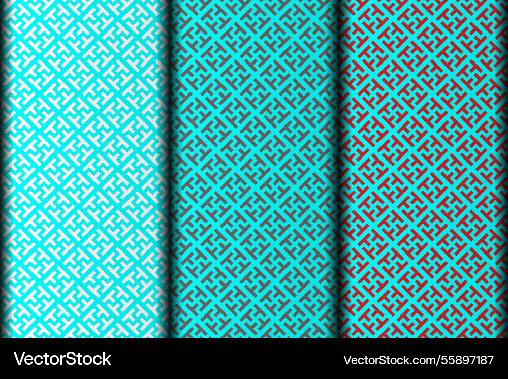Cyan eps pattern design template vector image