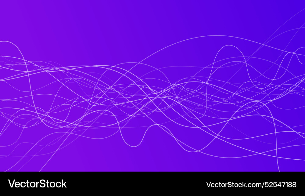 Abstract gradient background with wave beams vector image